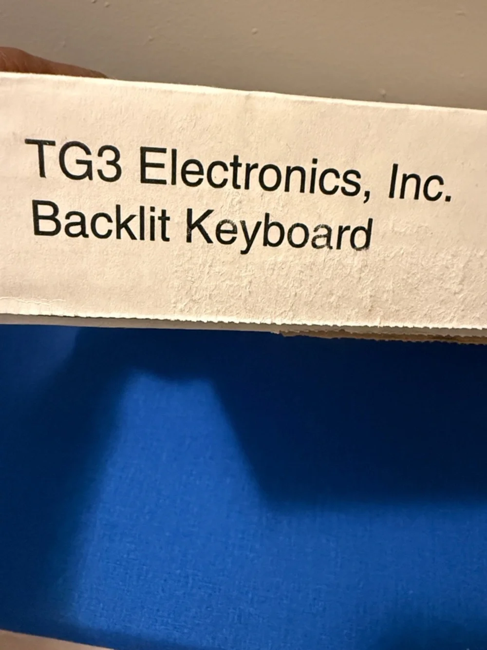 TG3 Red Backlit Wireless Keyboard - Compact Layout